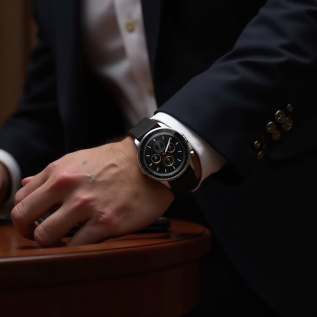 montre connectée bracelet acier homme