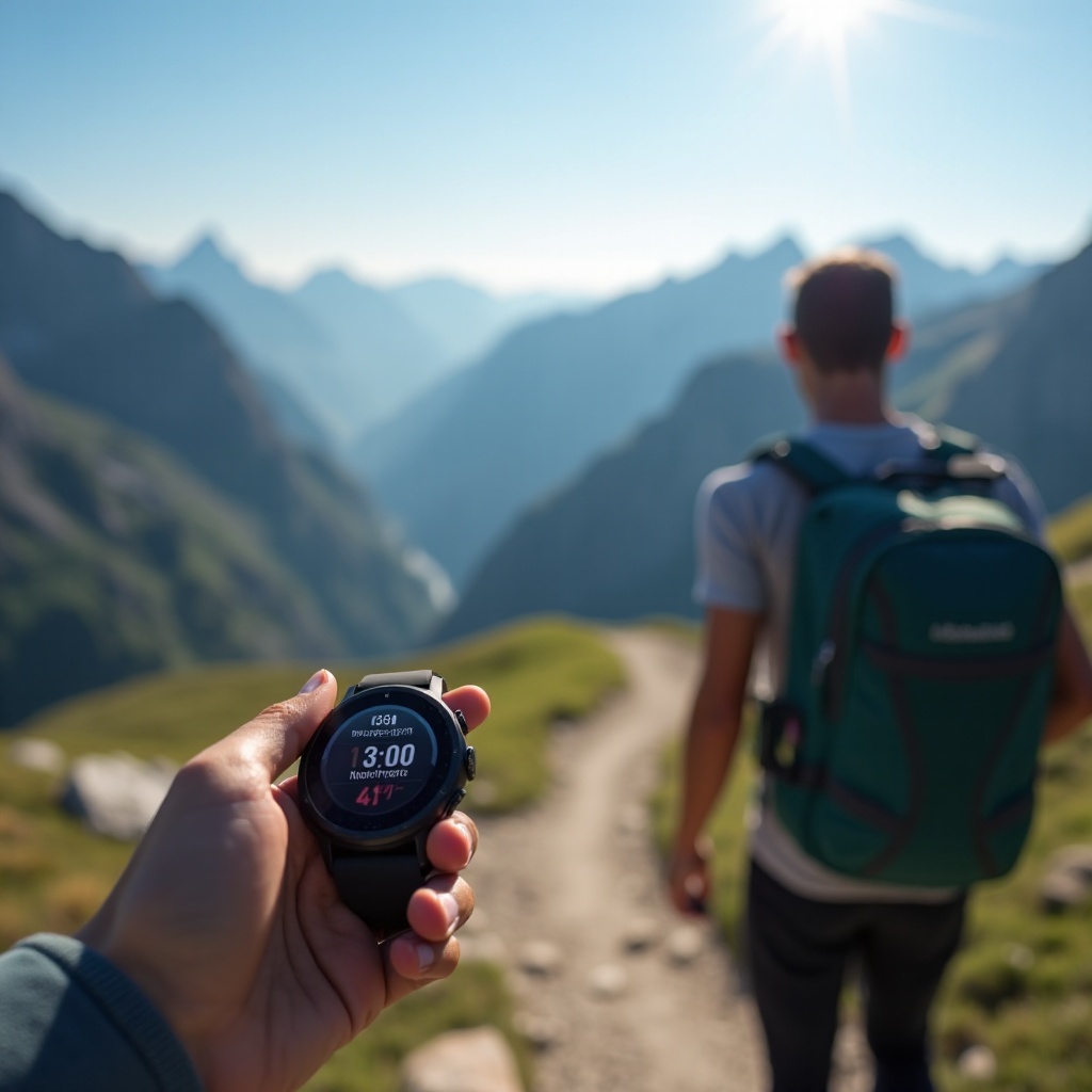 montre connectée pour randonnée