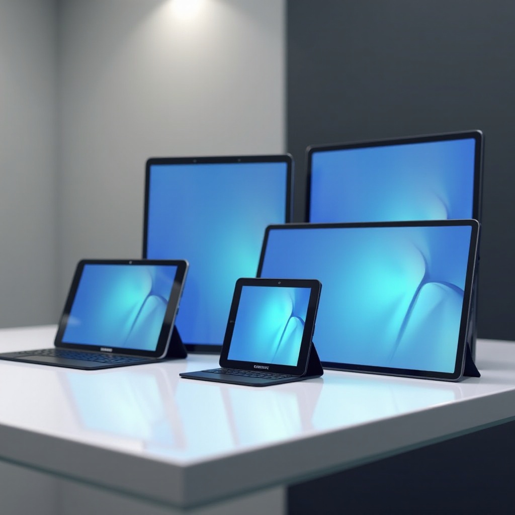 tablette samsung taille