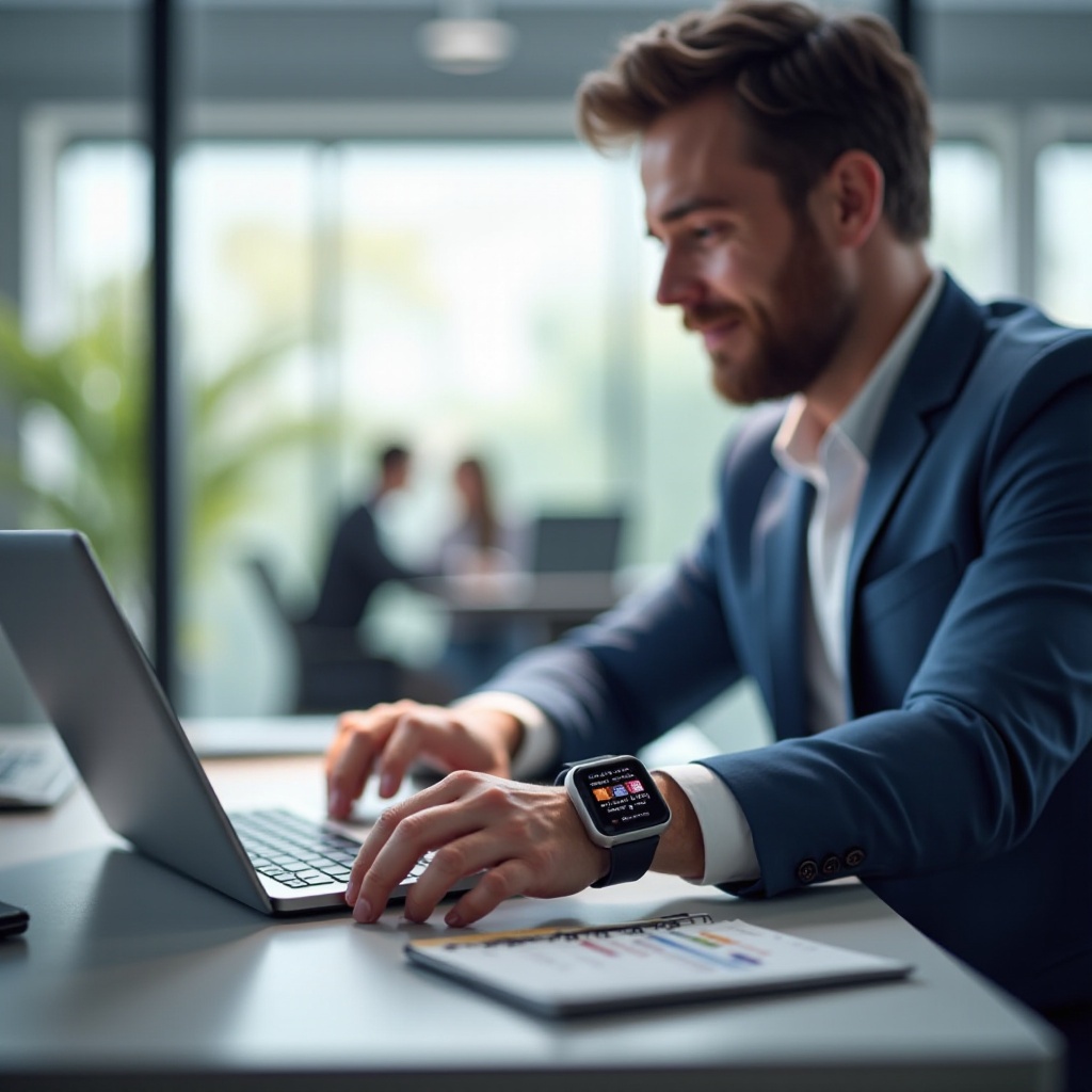 montre connectée travail